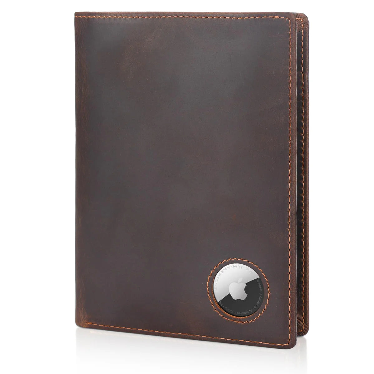 AuraLink™ | Premium Vegan Leather AirTag Passport Holder
