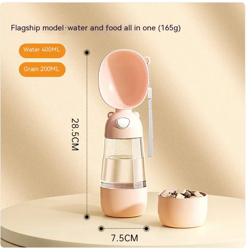 AuraPup™ Portable Travel Pet Water Bottle
