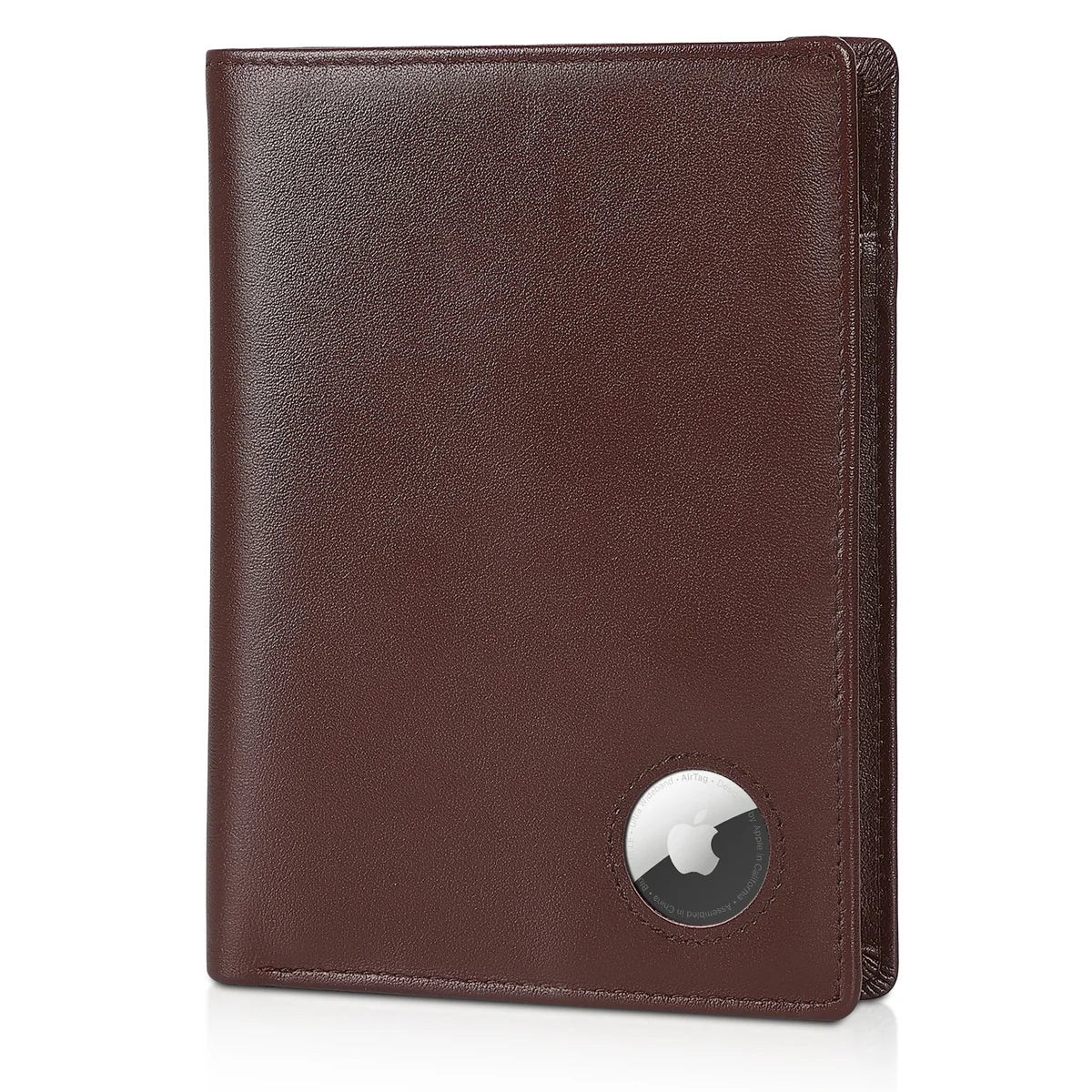 AuraLink™ | Premium Vegan Leather AirTag Passport Holder