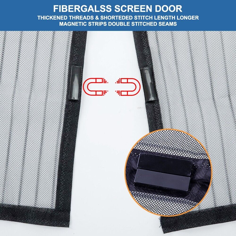 AuraMesh™ Hands-Free Magnetic Screen Door