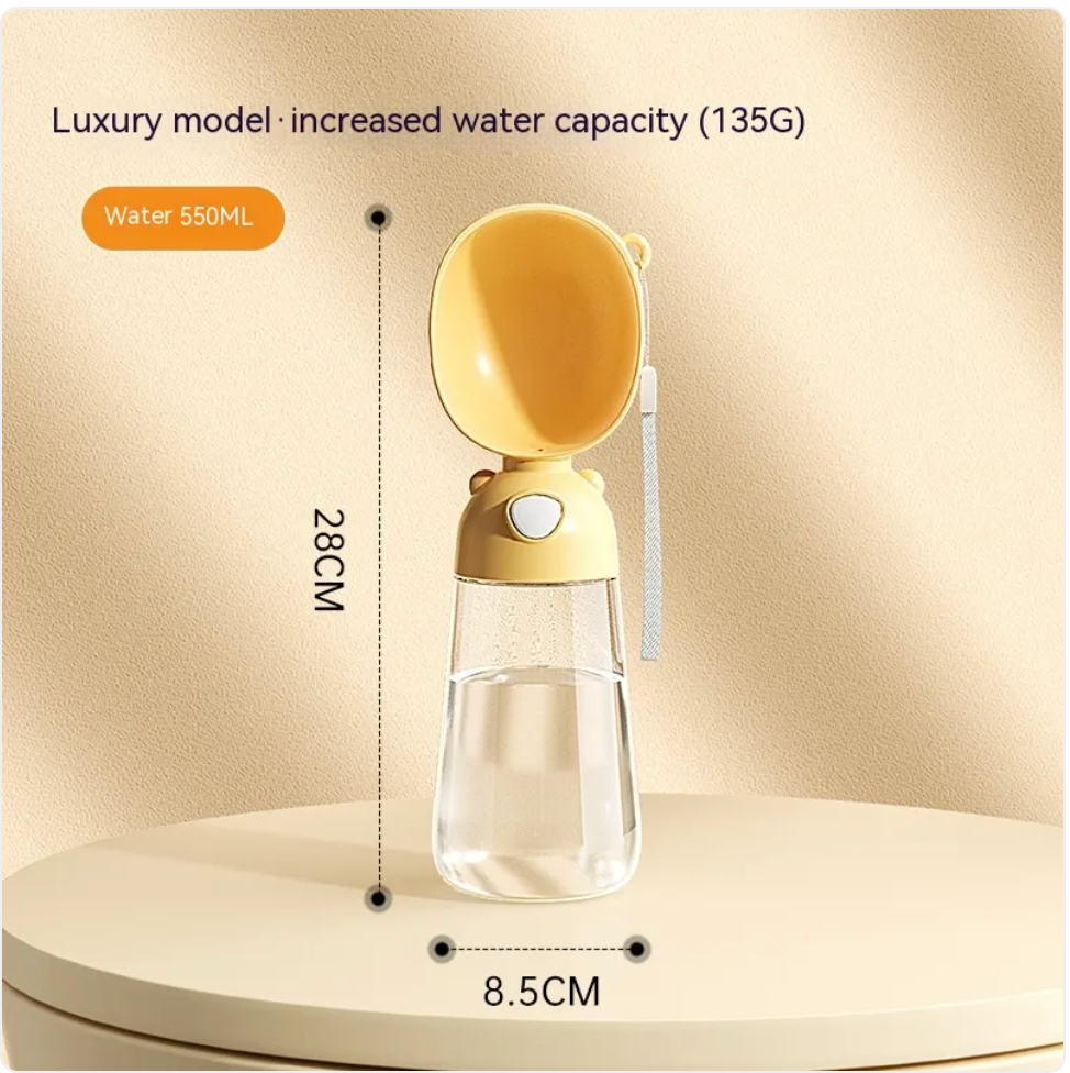 AuraPup™ Portable Travel Pet Water Bottle