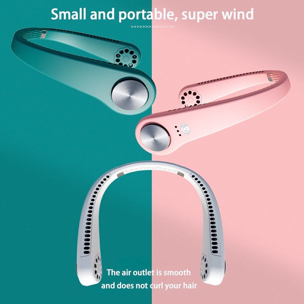 AuraChill™ Pro Wearable Neck Air Conditioner (360° Bladeless Cooling)