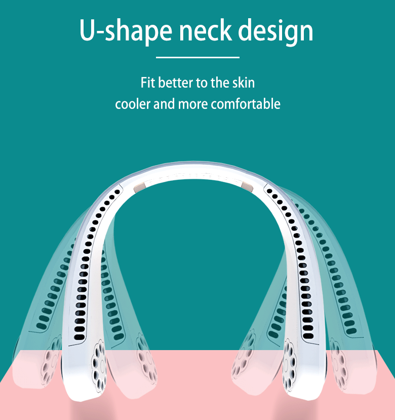 AuraChill™ Pro Wearable Neck Air Conditioner (360° Bladeless Cooling)