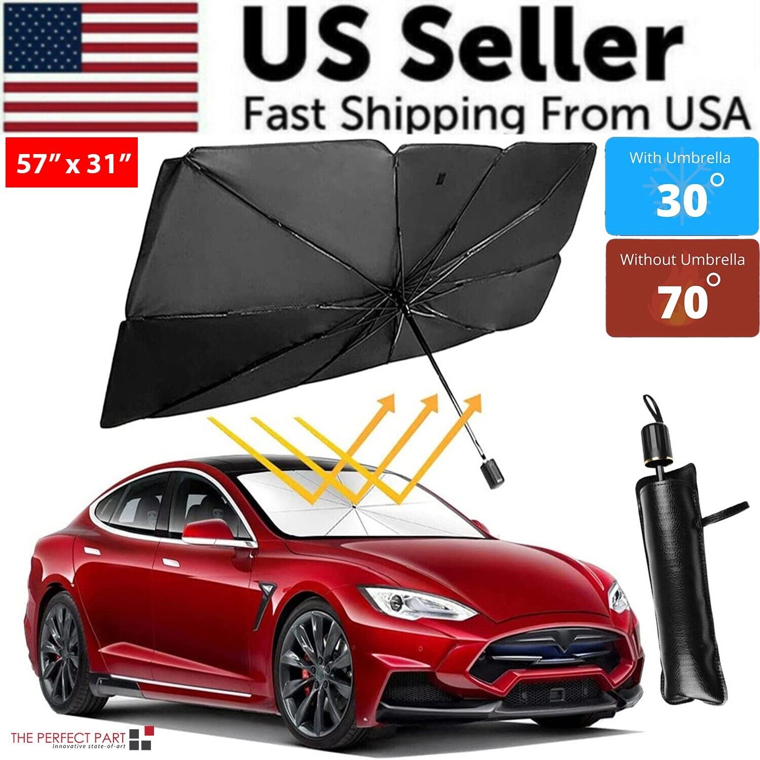 AuraShade™ Automatic Car Windshield Umbrella
