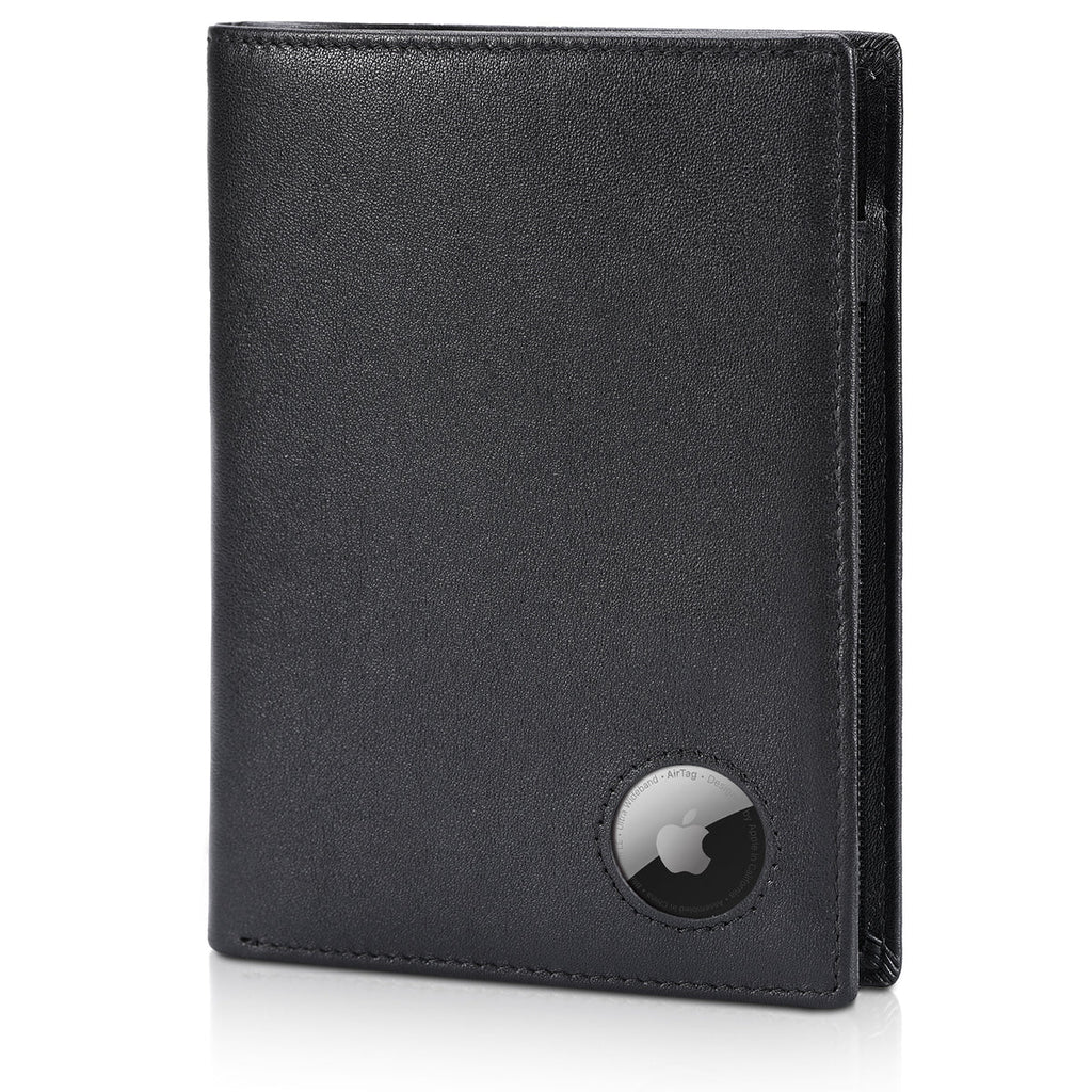 AuraLink™ | Premium Vegan Leather AirTag Passport Holder