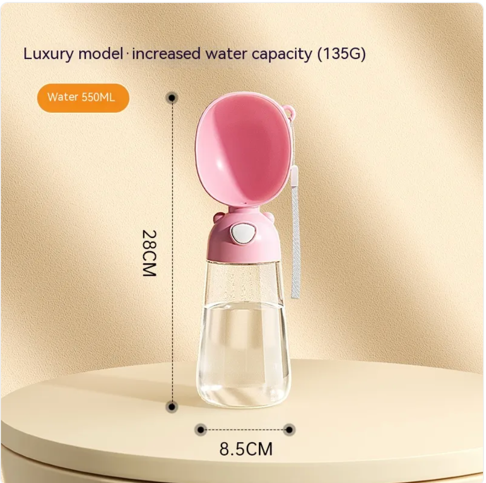 AuraPup™ Portable Travel Pet Water Bottle