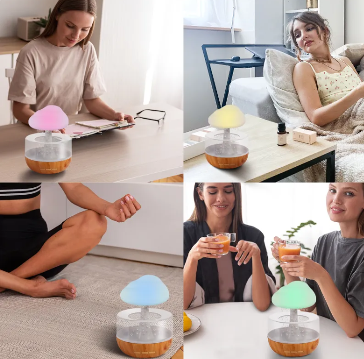 AuraCloud™ Rain Cloud Humidifier & Diffuser