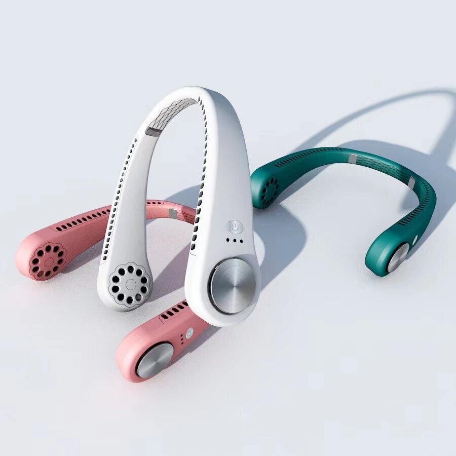 AuraChill™ Pro Wearable Neck Air Conditioner (360° Bladeless Cooling)