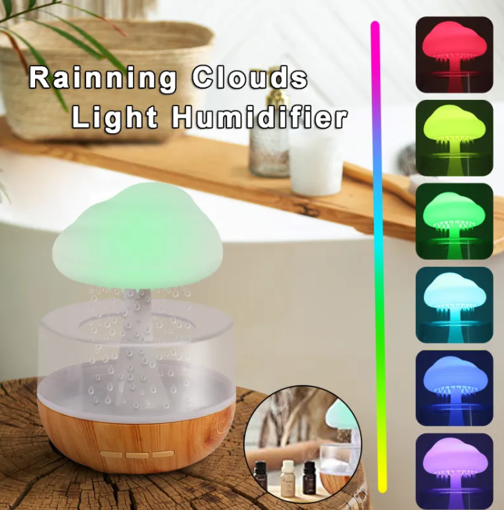AuraCloud™ Rain Cloud Humidifier & Diffuser