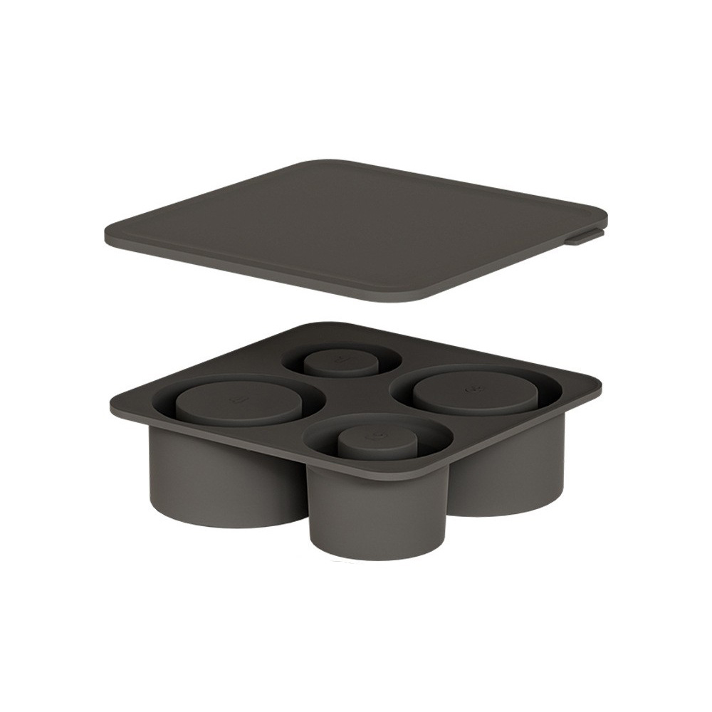 AuraChill™ One-Press Ice Mold & Storage Bin