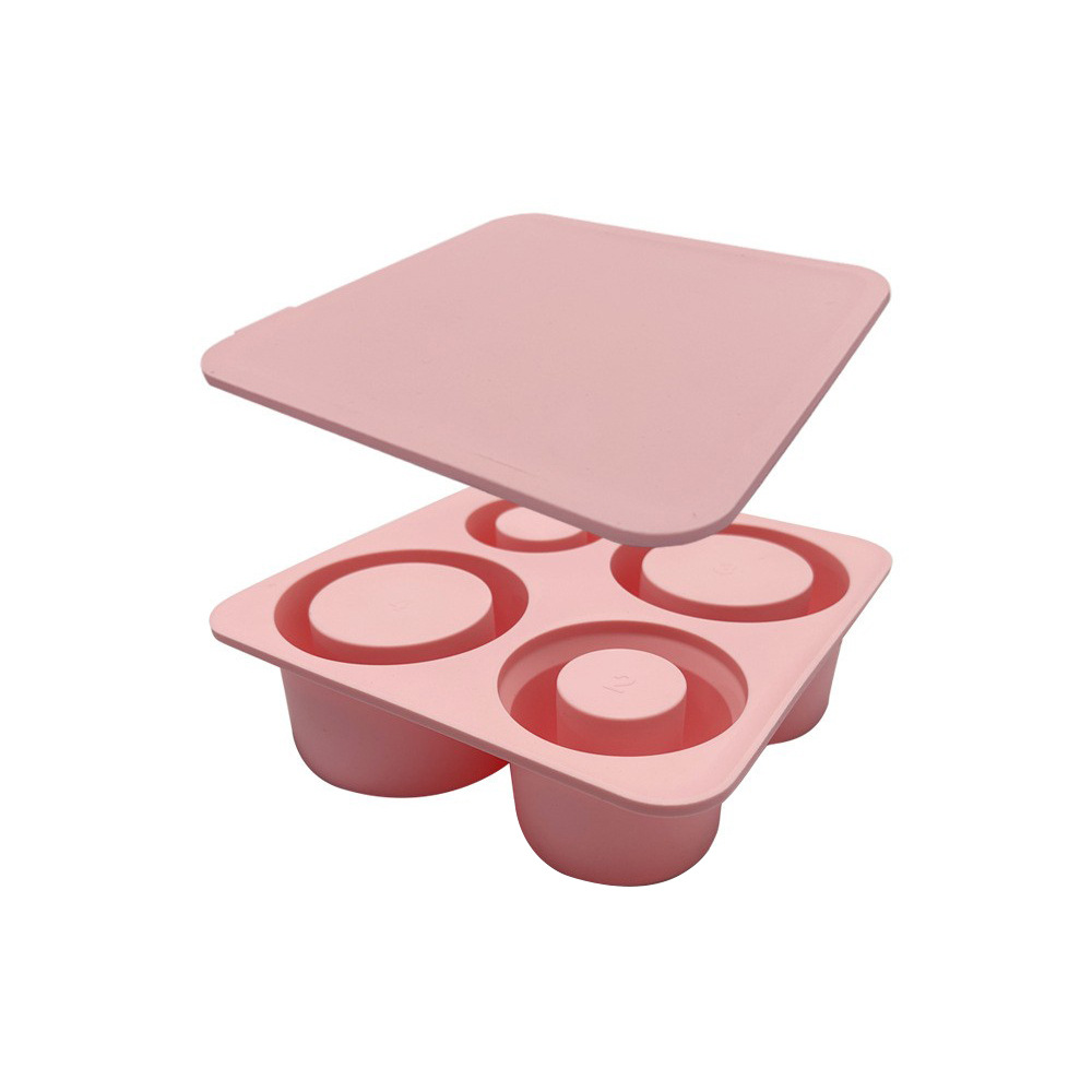 AuraChill™ One-Press Ice Mold & Storage Bin