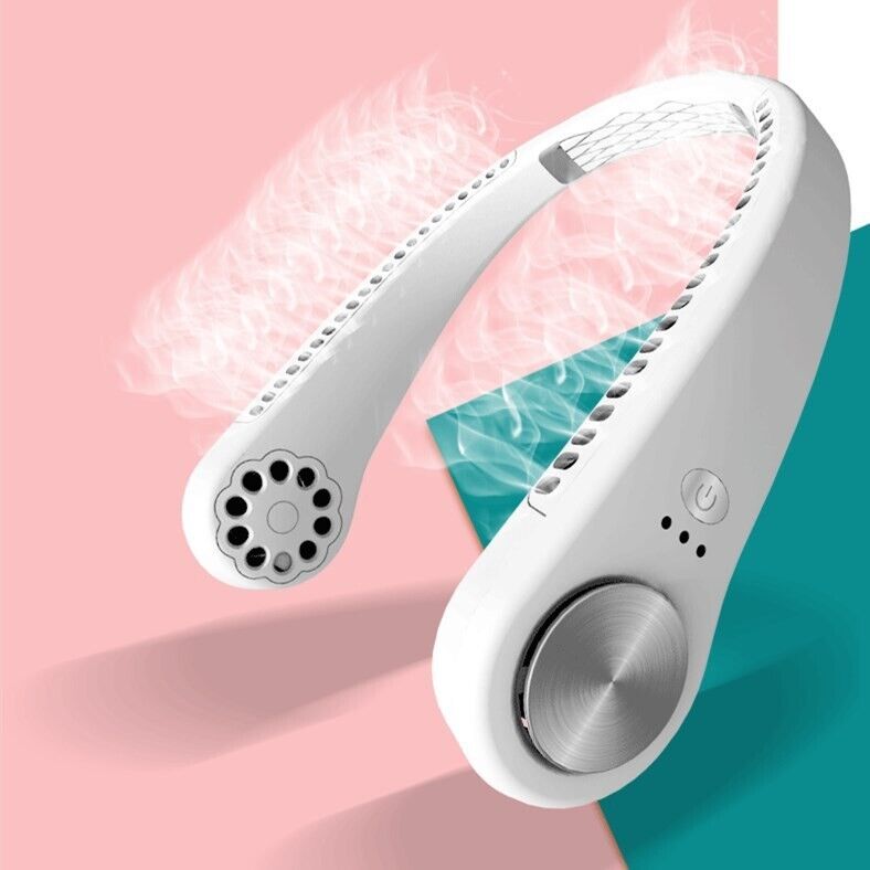 AuraChill™ Pro Wearable Neck Air Conditioner (360° Bladeless Cooling)