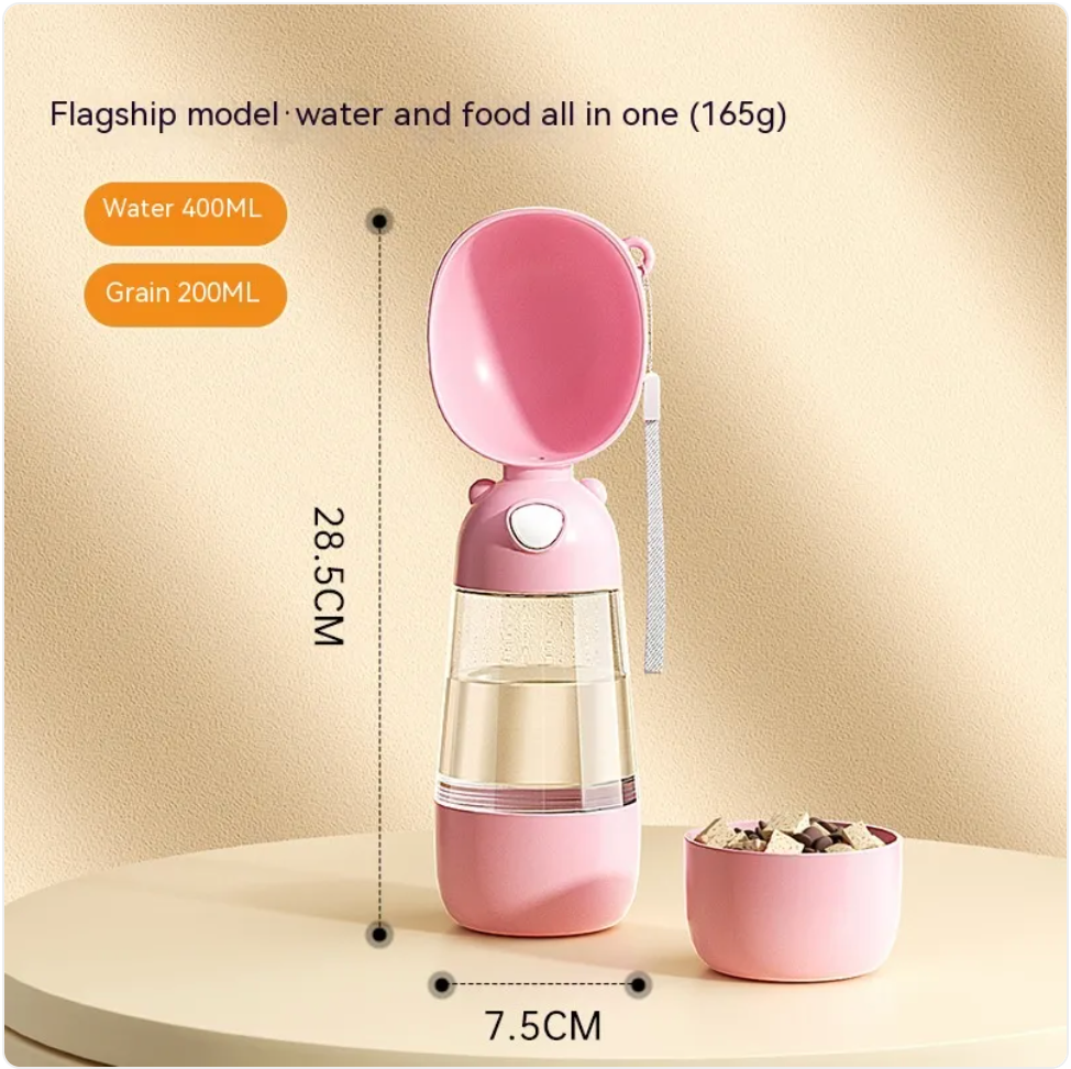 AuraPup™ Portable Travel Pet Water Bottle