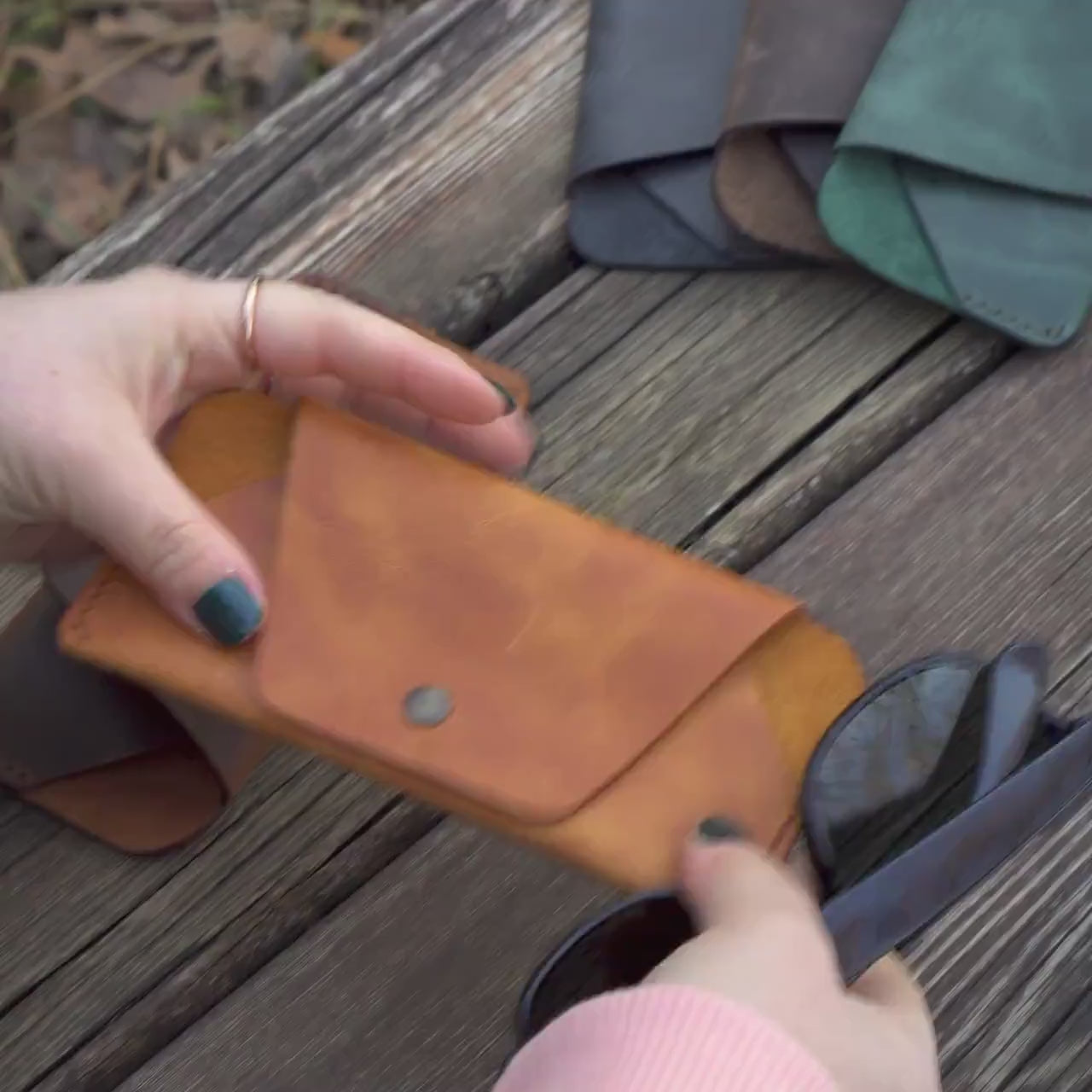 AuraCloud™ Sunglasses Vault | Scratch-Proof Hanging Case