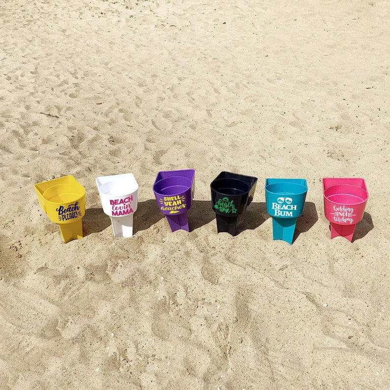 AuraCloud™ Insulated Cup Stake | Sand-Free Drink Stabilizer