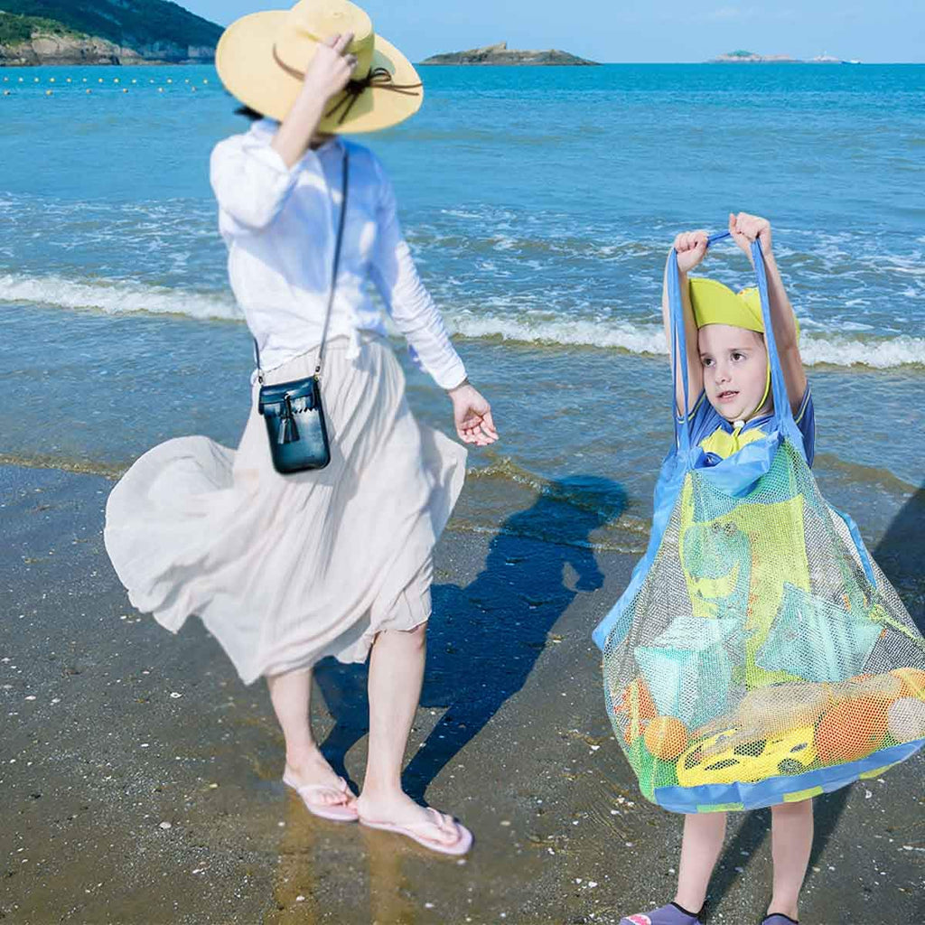 AuraShell™ – Extra-Large Mesh Beach Toy Organizer
