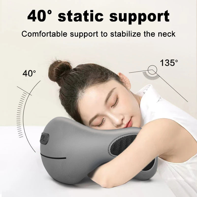 AuraRest™ Compression Travel Pillow – 360° Neck Support