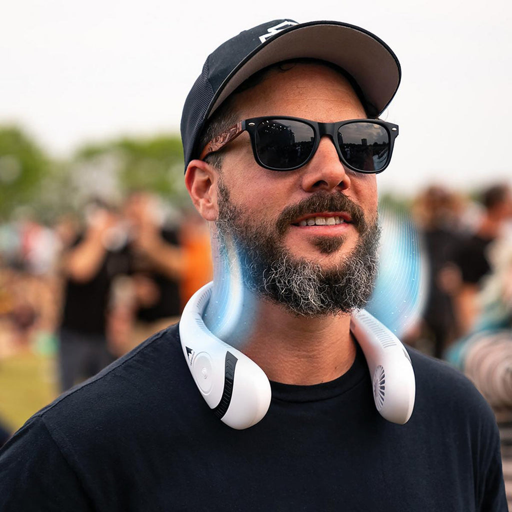 AuraBreeze™ – Portable Hands-Free Bladeless Neck Fan