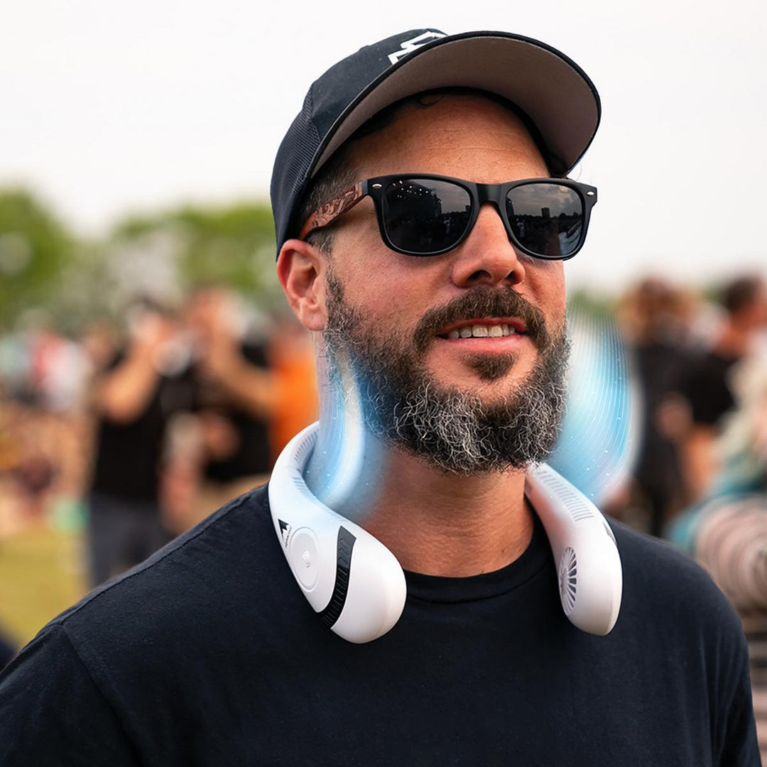 AuraBreeze™ – Portable Hands-Free Bladeless Neck Fan