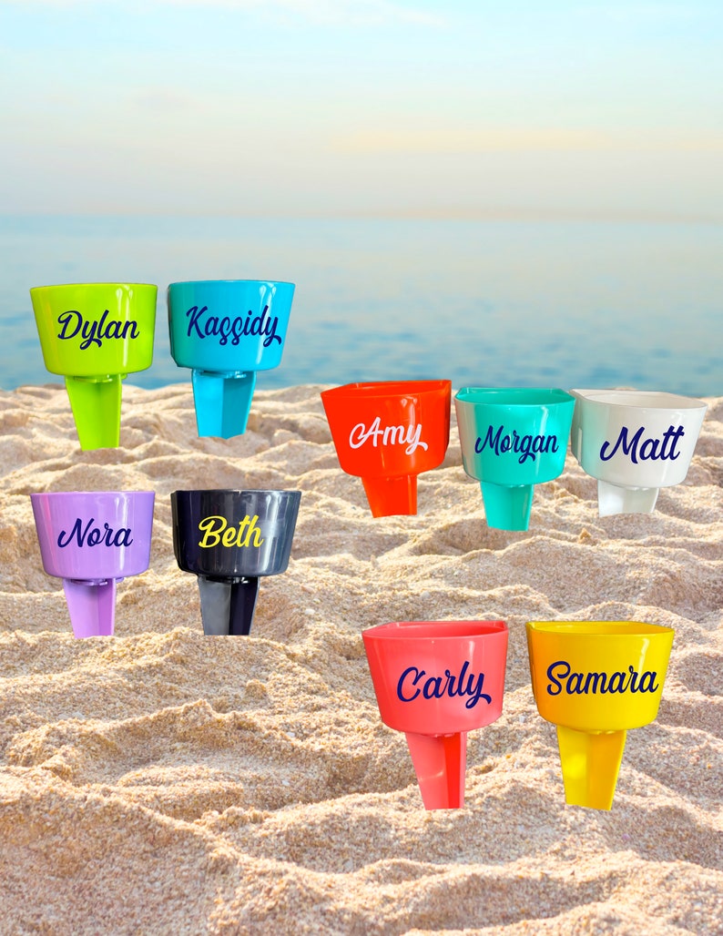 AuraCloud™ Insulated Cup Stake | Sand-Free Drink Stabilizer