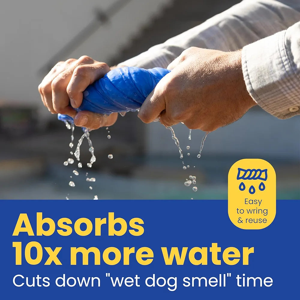 AuraPaws™ – High-Absorbency Quick-Dry Pet Towel