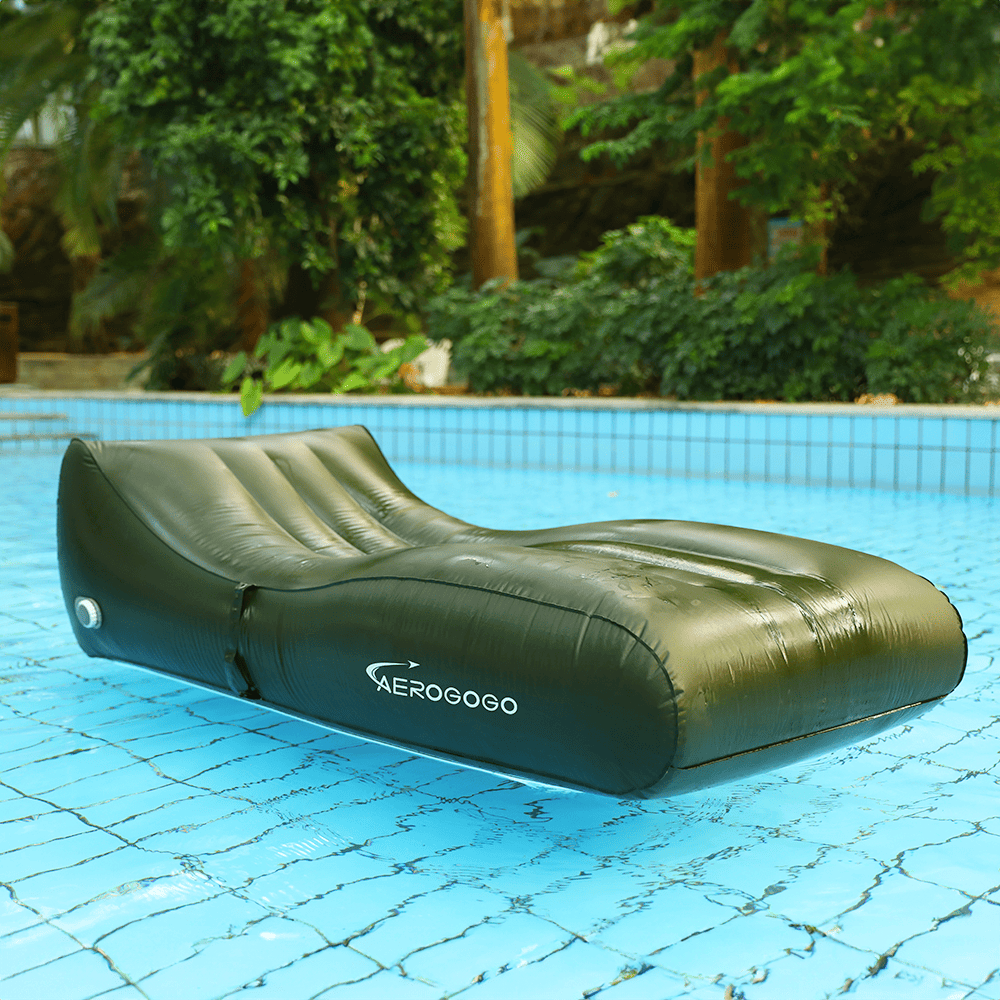 AuraLounge™ – Self-Inflating Waterproof Air Lounger