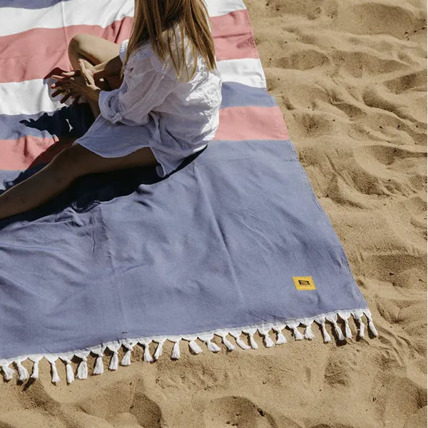 AuraMat™ – Oversized Sand-Free Beach & Picnic Blanket