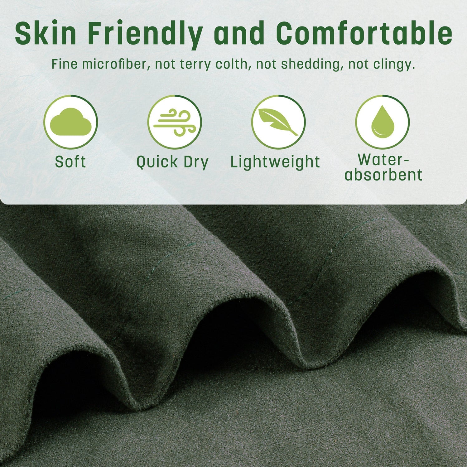 AuraDry™ Quick-Dry Microfiber Changing Poncho (Sand-Free & Compact)