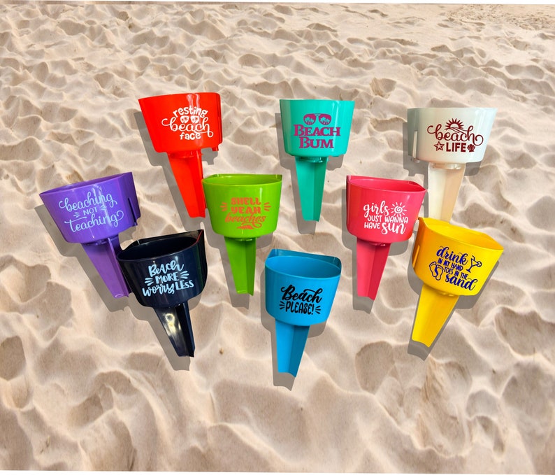 AuraCloud™ Insulated Cup Stake | Sand-Free Drink Stabilizer
