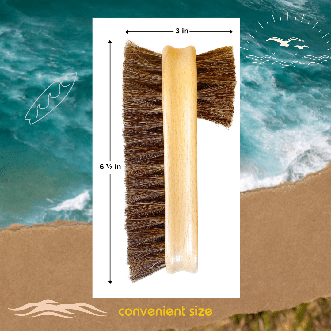 AuraFlick™ Soft-Bristle Sand Removal Brush (Beach & Surf Essential)