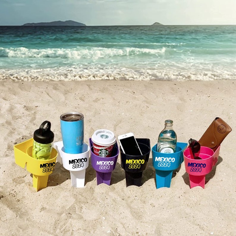 AuraCloud™ Insulated Cup Stake | Sand-Free Drink Stabilizer