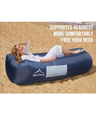 AuraCloud™ Air-Sofa | Ultra-Light Ripstop Inflatable Lounger