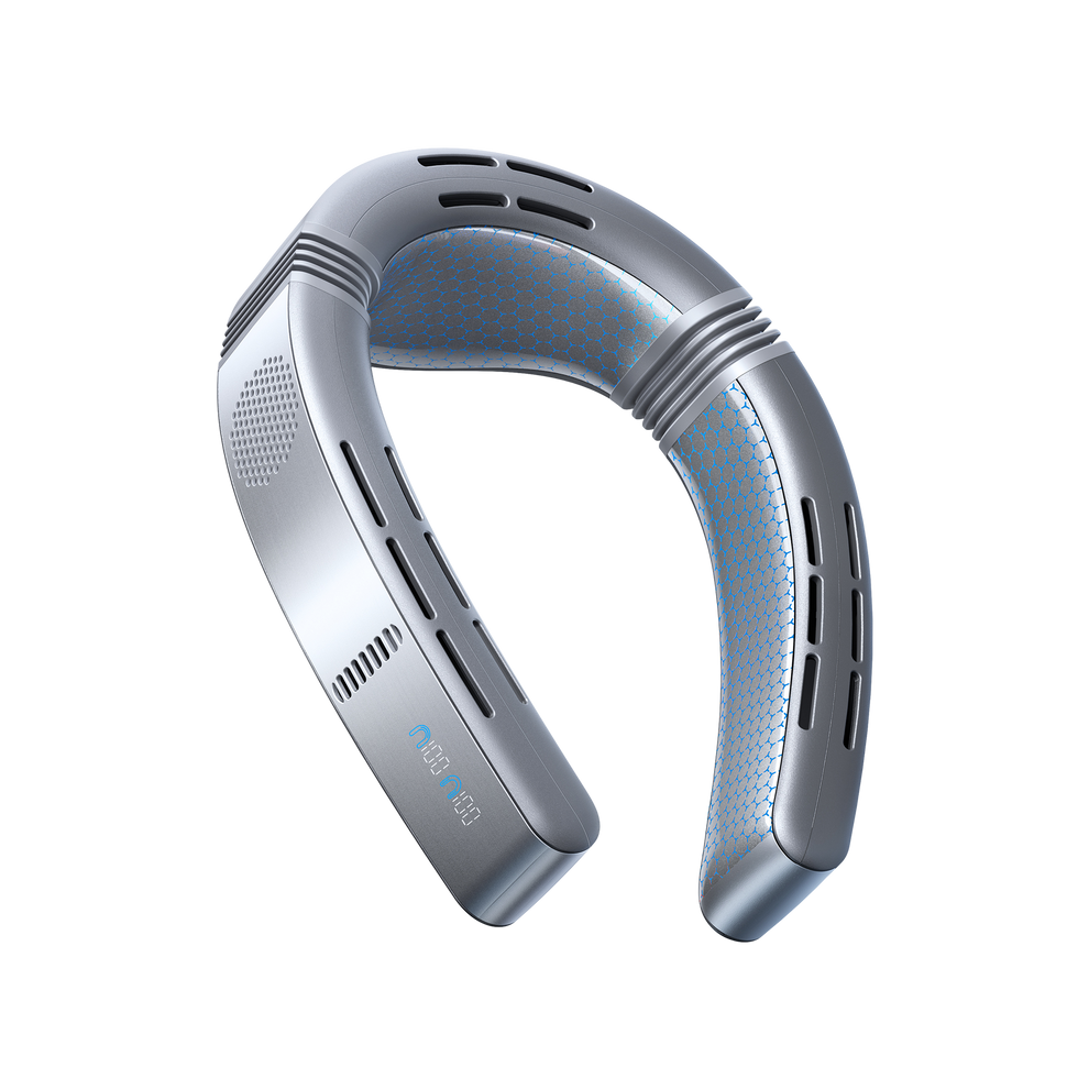 AuraChill™ Pro Wearable Neck Air Conditioner (360° Bladeless Cooling)