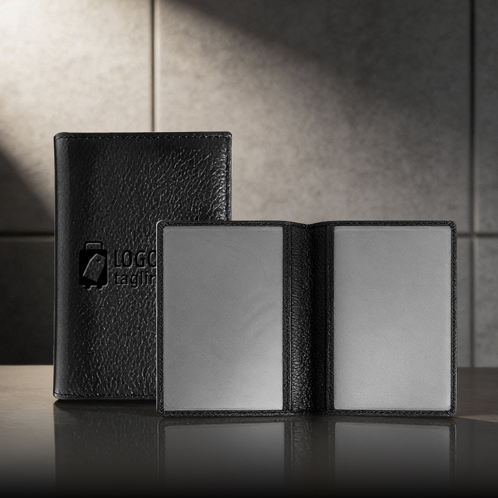 AuraGuard™ RFID Passport Wallet – Slim Vegan Leather
