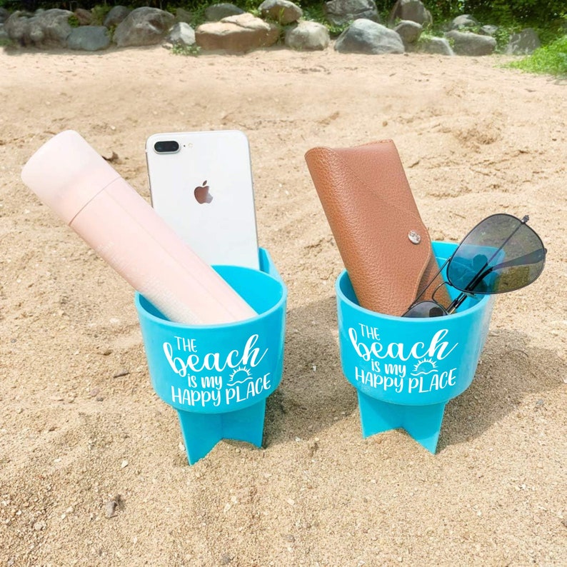 AuraCloud™ Insulated Cup Stake | Sand-Free Drink Stabilizer