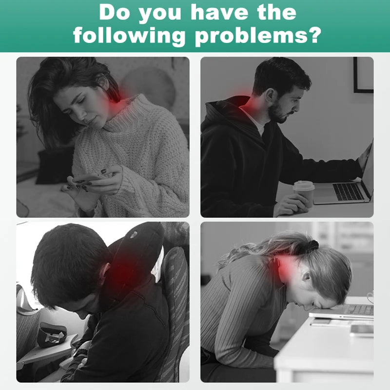 AuraRest™ Compression Travel Pillow – 360° Neck Support