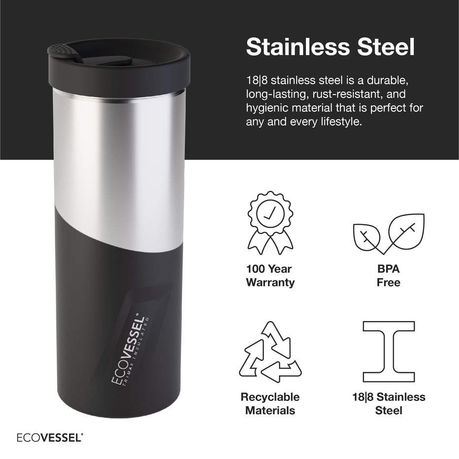 Cloud-Press™ Insulated 15oz Travel Coffee Press